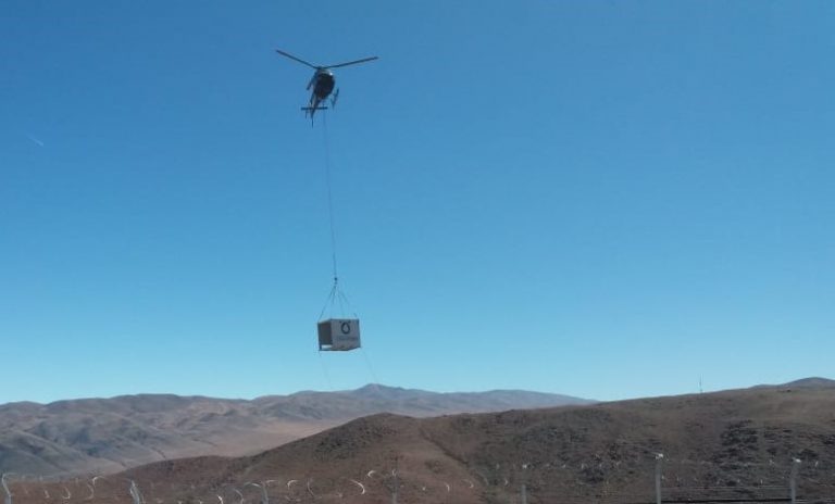 ecocube desmontable helicoptero