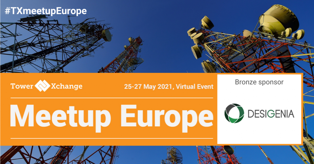 TowerXchange Meetup Europe 2021 - Sponsor banner - Designia